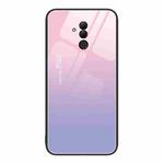 For Huawei Maimang 7 Colorful Painted Glass Phone Case(Purple Sky)