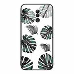 For Huawei Maimang 7 Colorful Painted Glass Phone Case(Banana Leaf)