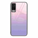 For Huawei Maimang 10 Colorful Painted Glass Phone Case(Purple Sky)