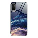 For Huawei Maimang 10 Colorful Painted Glass Phone Case(Starry Sky)