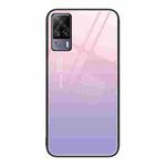 For vivo S9e Colorful Painted Glass Phone Case(Purple Sky)