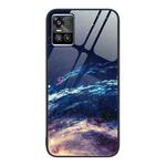 For vivo S10 Colorful Painted Glass Phone Case(Starry Sky)