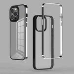 For iPhone 13 3 in 1 Electroplated Frame Phantom Phone Case(Silver)