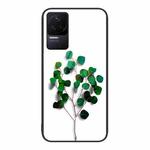 For Xiaomi Redmi K50 Pro Colorful Painted Glass Phone Case(Sapling)