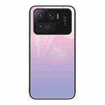 For Xiaomi Mi 11 Ultra Colorful Painted Glass Phone Case(Purple Sky)
