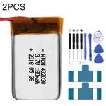 2pcs 402030 180mAh Li-Polymer Battery Replacement