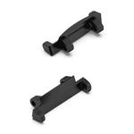 For AMAZFIT T-Rex 2 2 in 1 Metal Watch Band Connectors(Black)