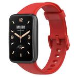 For Xiaomi Mi Band 7 Pro Solid Color Silicone Watch Band(Red)