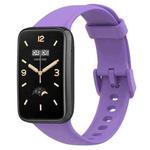 For Xiaomi Mi Band 7 Pro Solid Color Silicone Watch Band(Purple)