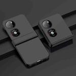 For Huawei P50 Pocket Three-piece Set Phone Case(Black)