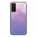 For Huawei Nzone S7 Pro 5G Gradient Color Glass Case(Pink Purple)