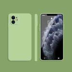 For iPhone 13 Pro Imitation Liquid Silicone Phone Case (Matcha Green)