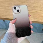 Glitter Gradient TPU Phone Case For iPhone 11 Pro Max(Black White)