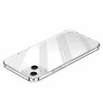 For iPhone 14 Four Corner Airbags Shockproof Phone Case (Transparent)