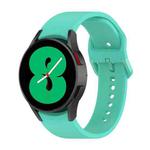 For Samsung Galaxy Watch 5 44mm Official Silicone Watch Band, Size:L(Teal)