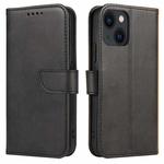 For iPhone 14 Calf Texture Buckle Flip Leather Phone Case (Black)