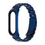For Xiaomi Mi Band 6 / 6 NFC MIJOBS TF2 Tri-Bead Stainless Steel Watch Band(Blue)