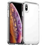 For iPhone X / XS Colorful Series Acrylic + TPU Phone Case(Transparent)