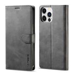 For iPhone 14 Pro LC.IMEEKE Calf Texture Horizontal Flip Leather Case(Black)