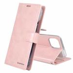 For iPhone 14 GOOSPERY BLUE MOON Crazy Horse Texture Leather Case (Pink)