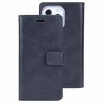 For iPhone 14 Pro MERCURY GOOSPERY MANSOOR 9 Card Slots Leather Case(Dark Blue)