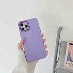 For iPhone 13 Pro 2.0mm Oil Injection PP Phone Case  (Purple)
