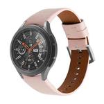 For Samsung Galaxy Watch5 Pro 45mm/5 44mm/5 40mm Genuine Leather Watch Band(Pink)