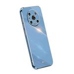 For Honor Magic4 Pro XINLI Straight Edge 6D Electroplate TPU Phone Case(Celestial Blue)