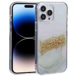 For iPhone 14 Pro Max DFANS DESIGN Dual-color Starlight Shining Phone Case (White)