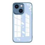 For iPhone 14 Mutural Jiantou Series Electroplating Phone Case (Sierra Blue)