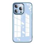 For iPhone 14 Pro Mutural Jiantou Series Electroplating Phone Case(Sierra Blue)