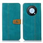 For Huawei Nova Y90/Enjoy 50 Pro Stitching Thread Calf Texture Leather Phone Case(Green)