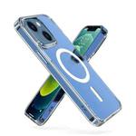 For iPhone 14 Mutural Jingtou Series MagSafe Magnetic Phone Case (Clear)