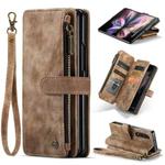 For Samsung Galaxy Z Fold4 5G CaseMe C30 Multifunctional Phone Leather Phone Case(Brown)