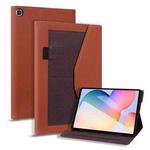 For Samsung Galaxy Tab S6 Lite Business Storage Smart Leather Tablet Case(Brown)