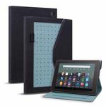 For Amazon Fire 7 2022 Business Storage Smart Leather Tablet Case(Black)