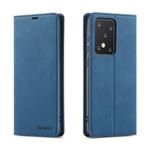 For Galaxy S20 Ultra Forwenw Dream Series Oil Edge Strong Magnetism Horizontal Flip Leather Case with Holder & Card Slots & Wallet & Photo Frame(Blue)