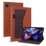 Business Storage Smart Leather Tablet Case For iPad Pro 11 2021 / 2020 / 2018(Brown)