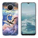 For Nokia G20 / G10 Ring Holder 2.0mm Airbag TPU Phone Case(Whale)