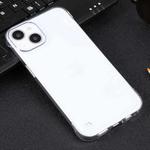 For iPhone 14 Half Edging PC Phone Case (Transparent)