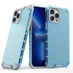 For iPhone 13 Luggage Colored Ribbon Phone Case(Blue)