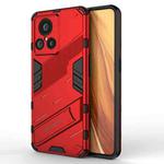 For Realme GT2 Explorer Master PC + TPU Shockproof Case with Invisible Holder(Red)