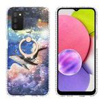 For Samsung Galaxy A03s 166.5mm EU Version Ring Holder 2.0mm Airbag TPU Phone Case(Whale)