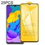 For Huawei Honor Play 4T Pro 25 PCS 9D Full Glue Full Screen Tempered Glass Film