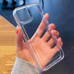 For iPhone 14 Space Fine Hole Transparent TPU Shockproof Protective Case Pro Max