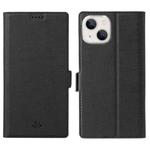 For iPhone 13 mini ViLi K Series Dual-side Buckle Magsafe Leather Phone Case (Black)