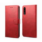For Huawei P20 GUSSIM Business Style Horizontal Flip Leather Case with Holder & Card Slots & Wallet(Red)