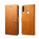 For Galaxy A10s GUSSIM Business Style Horizontal Flip Leather Case with Holder & Card Slots & Wallet(Khaki)