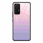 For Xiaomi 12 Lite Colorful Painted Glass Phone Case(Purple Sky)