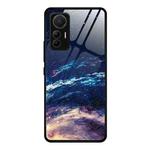 For Xiaomi 12 Lite Colorful Painted Glass Phone Case(Starry Sky)